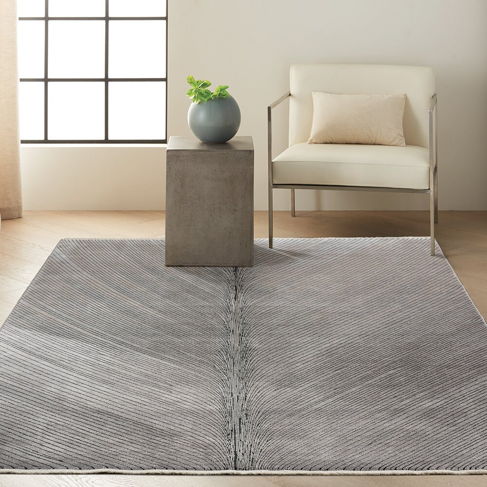 Calvin Klein Balian Silver/Grey Rug Andersons of Inverurie